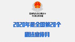 2020年第29个税法宣传月公益广告