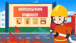 消防安全教育科普知识动画模板