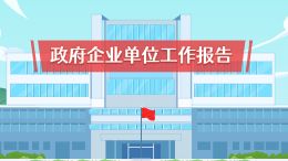 政府企业单位工作报告