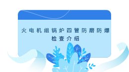 火电机组锅炉四管防磨防爆检查介绍
